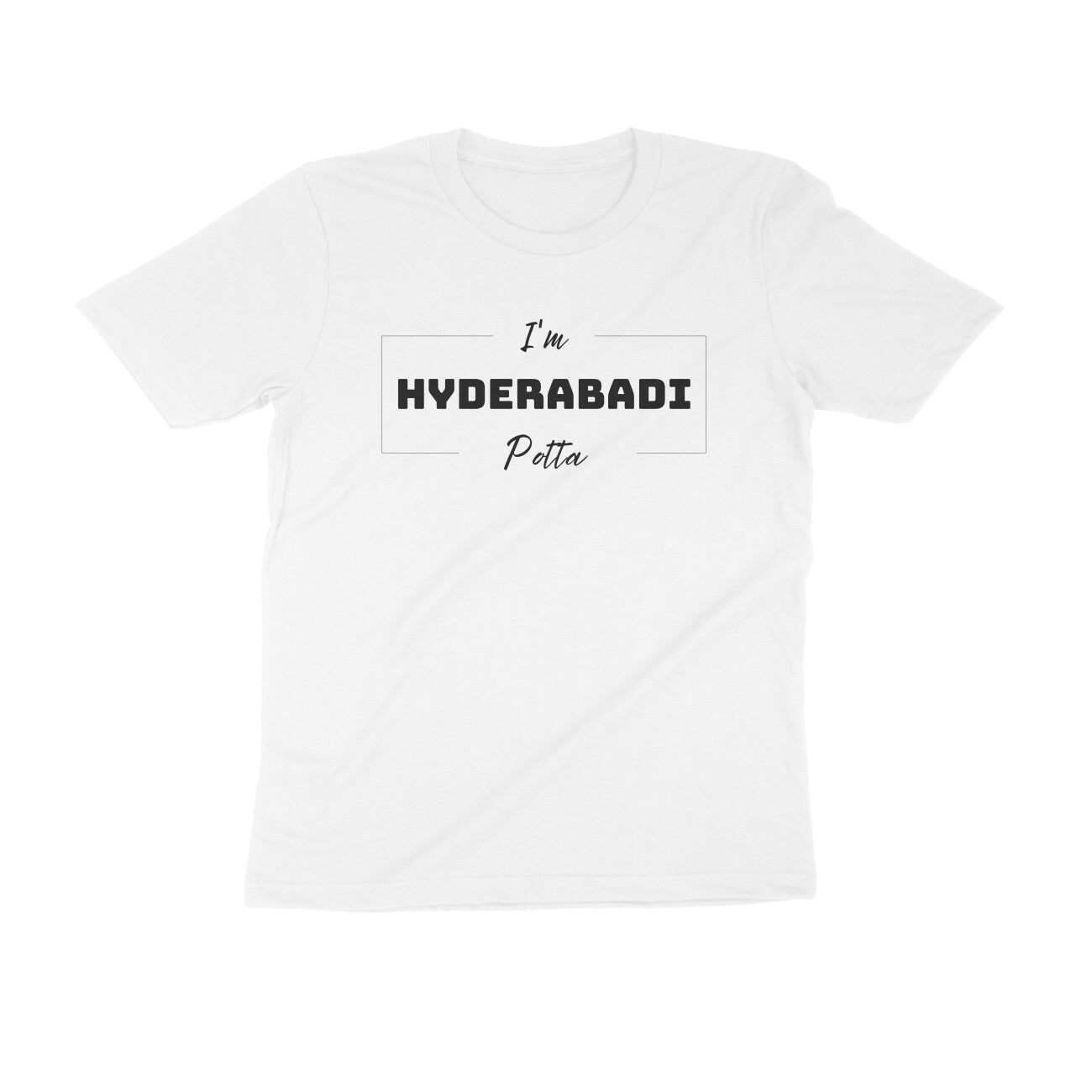 Hyderabadi Potta - Men's Round Neck Tees