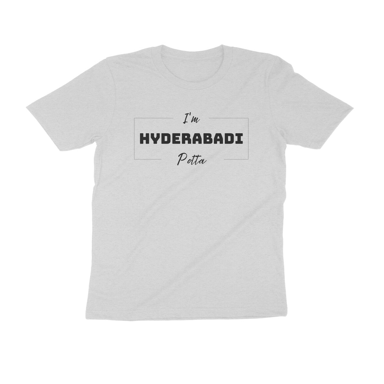 Hyderabadi Potta - Men's Round Neck Tees