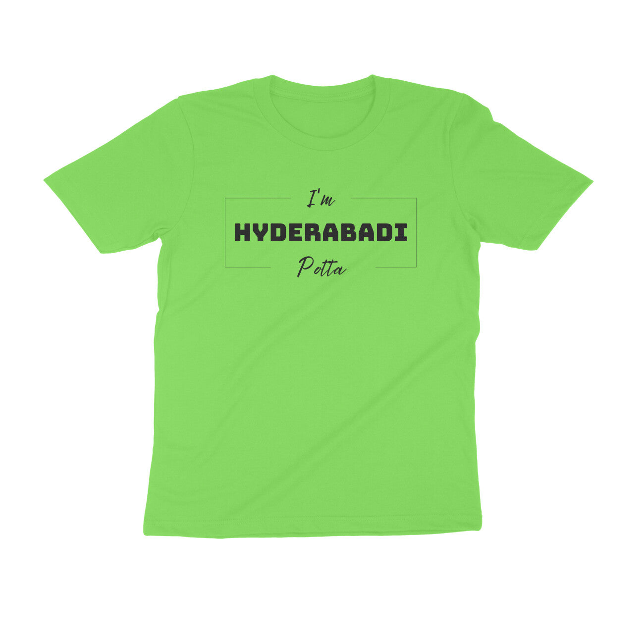 Hyderabadi Potta - Men's Round Neck Tees