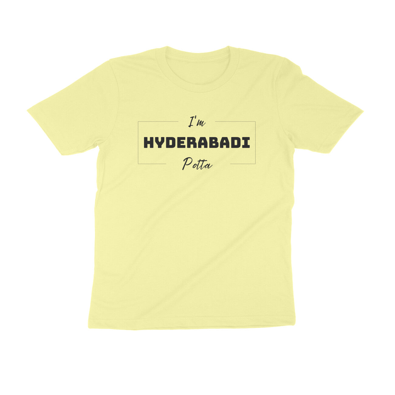 Hyderabadi Potta - Men's Round Neck Tees