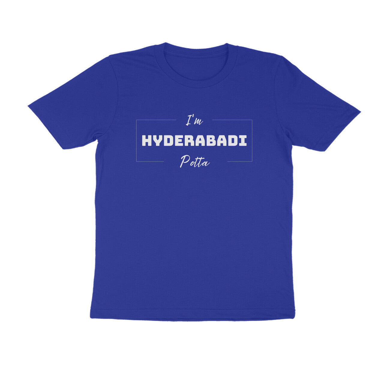 Hyderabadi Potta - Men's Round Neck Tees